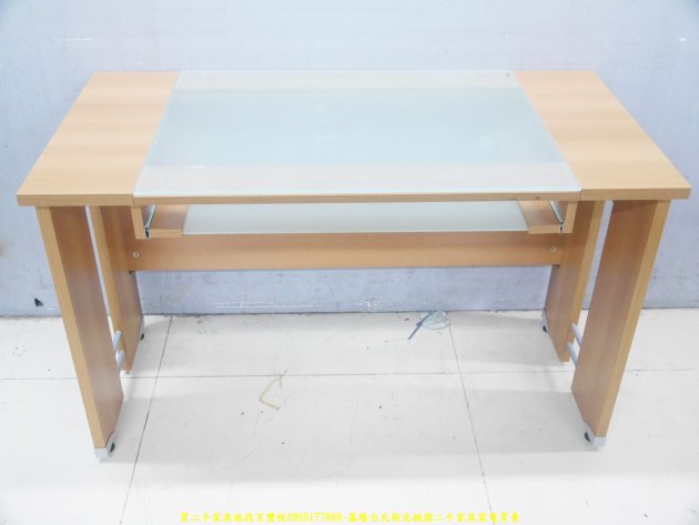 二手書桌 二手電腦桌 原木色120公分辦公桌 房間桌 邊桌 矮桌 工作桌 4