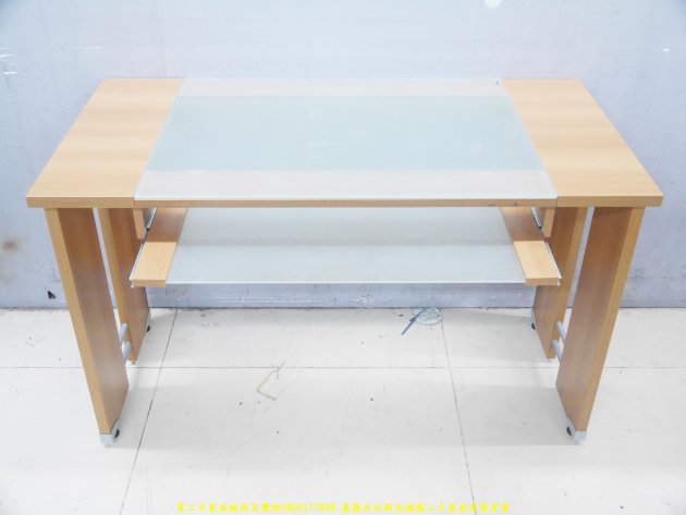 二手書桌 二手電腦桌 原木色120公分辦公桌 房間桌 邊桌 矮桌 工作桌 5
