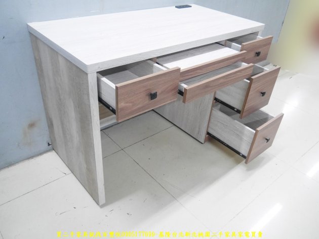 限量新品雪松色120公分電腦桌辦公桌工作桌書桌置物桌寫字桌邊桌 3