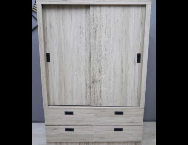 二手 衣櫥 梧桐色 4*6 衣櫃 收納櫃 置物櫃 櫥櫃