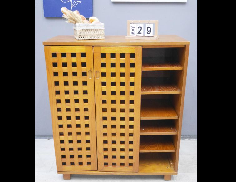 二手 鞋櫥 柚木色 3尺 鞋櫃 玄關櫃 置物櫃 儲物櫃