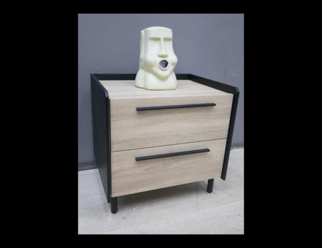 限量出清 梧桐色 48公分 床邊櫃 床頭櫃 矮櫃 櫥櫃