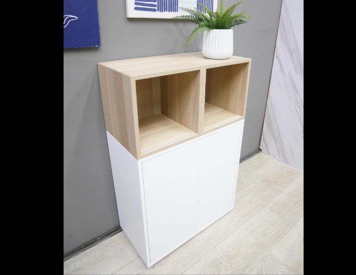 二手 收納櫃 白色 70公分 置物櫃 矮櫃 邊櫃