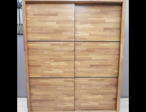 二手 集成木 5*7 推門衣櫃 收納櫃 置物櫃 衣櫥