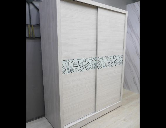 二手 衣櫥 雪松色 5尺 推門衣櫃 收納櫃 置物櫃