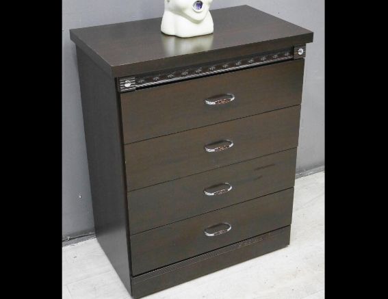 二手 抽屜櫃 胡桃色 四斗櫃 收納櫃 置物櫃 儲物櫃