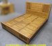 二手 床架 柚木 全實木 5尺 標準雙人床組 床台 床箱 5*6床架 雙人床架 實木床架