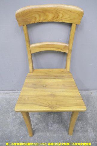 二手 餐椅 米羅柚木 實木椅 會客椅 洽談椅 休閒椅 接待椅 1