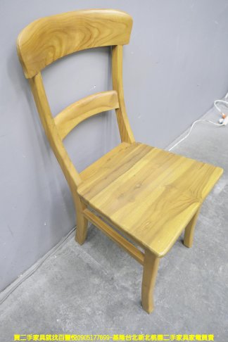二手 餐椅 米羅柚木 實木椅 會客椅 洽談椅 休閒椅 接待椅 3