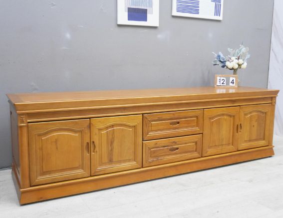 二手 電視櫃 樟木全實木 7尺 TV櫃 長櫃 矮櫃