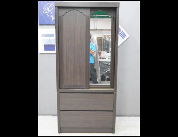 二手 衣櫥 胡桃色 3*6 單人衣櫃 收納櫃 置物櫃