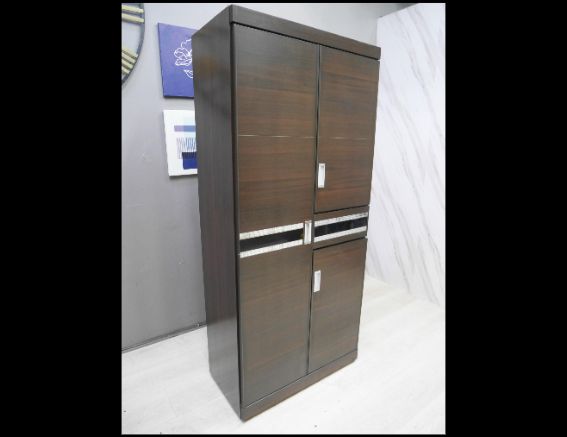 二手 鞋櫃 胡桃色 82公分 高鞋櫃 鞋櫥 屏風櫃