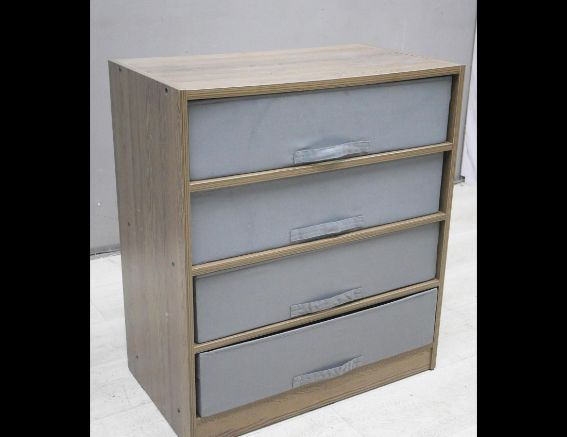 二手 斗櫃 灰色 70公分 四抽 抽屜櫃 收納櫃 櫥櫃