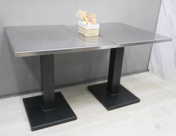 二手 餐桌 白鐵 130公分 小吃桌 餐飲桌 吃飯桌