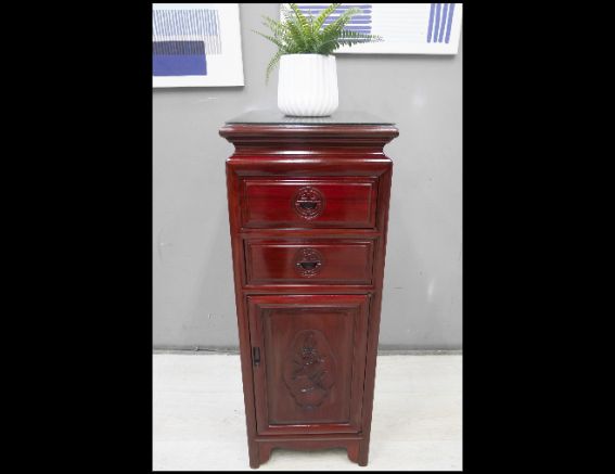 二手 邊櫃 花梨木全實木 花架 花台 置物櫃 收納櫃