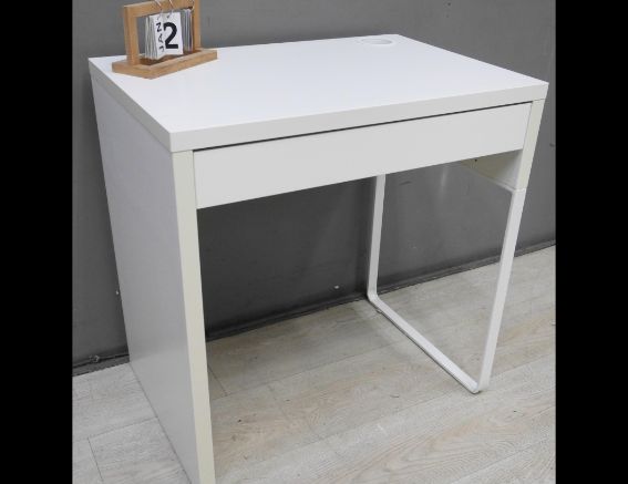 二手 書桌 白色 74公分 電腦桌 工作桌 邊桌