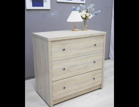 二手 抽屜櫃 梧桐色 三斗櫃 收納櫃 置物櫃 儲物櫃 