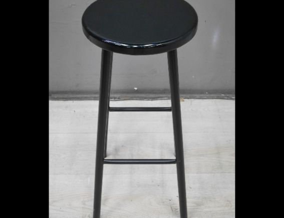 二手 餐椅 黑色 高腳椅 圓椅 吧台椅 咖啡椅 休閒椅