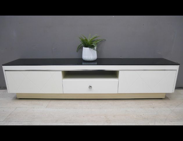 二手 鋼烤白 6尺 電視櫃 客廳櫃 矮櫃 置物櫃 儲物櫃