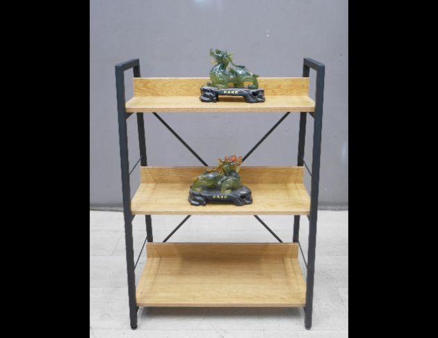 二手 工業風 2尺 三層書架 置物架 邊架 收納架