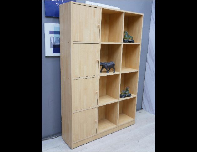 二手 收納櫃 原木色 4尺 書櫃 置物櫃 擺飾櫃 邊櫃