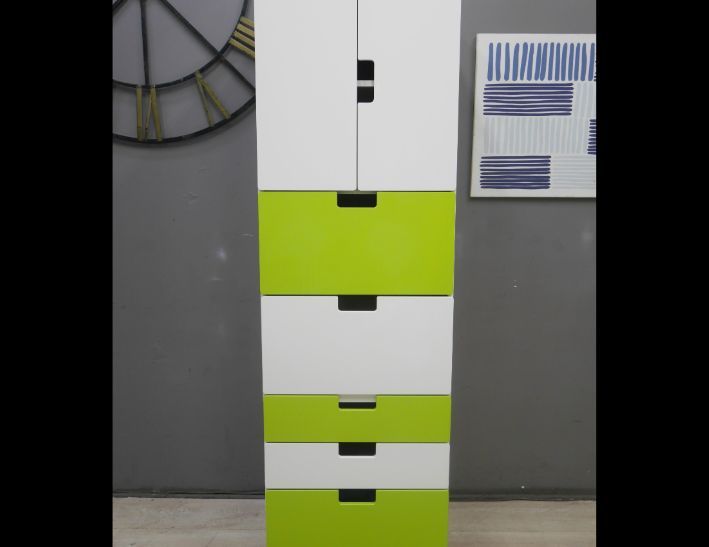 二手 衣櫥 白色 2尺 單人衣櫃 收納櫃 置物櫃 儲物櫃