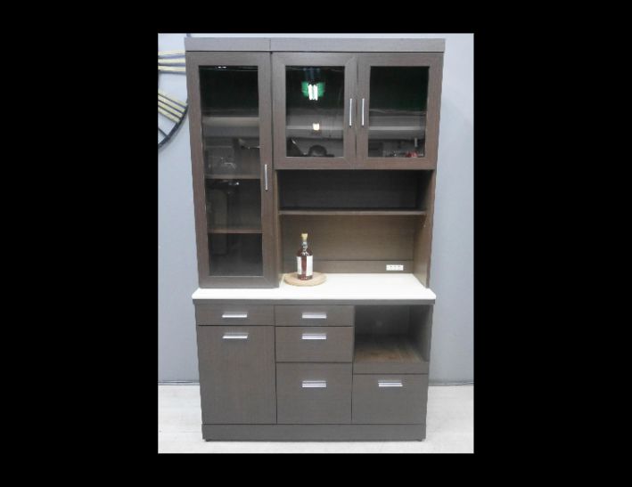 二手 電器櫃 胡桃色 4尺 餐邊櫃 收納櫃 儲物櫃 櫥櫃