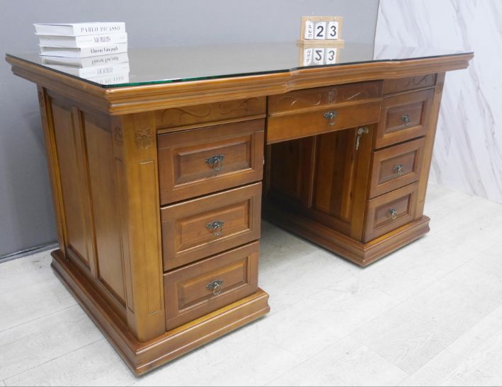 二手 主管桌 樟木實木 5尺 辦公桌 工作桌 電腦桌