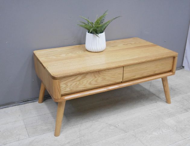 二手 茶几 原木色 100公分 升降 客廳桌 沙發桌