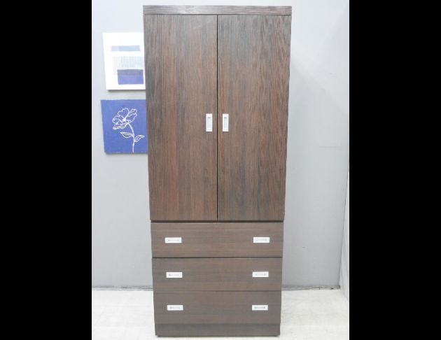 二手 衣櫃 胡桃色 3*7 單人衣櫥 套房衣櫃 房間櫃