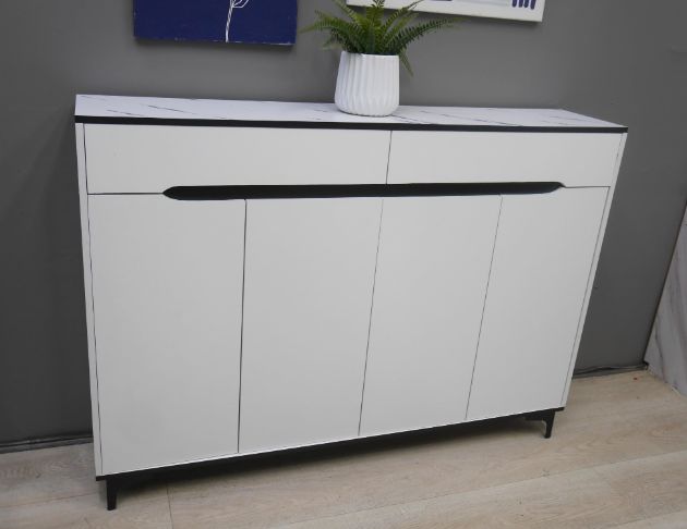 二手 鞋櫃 白色 140公分 鞋櫥 玄關櫃 置物櫃 