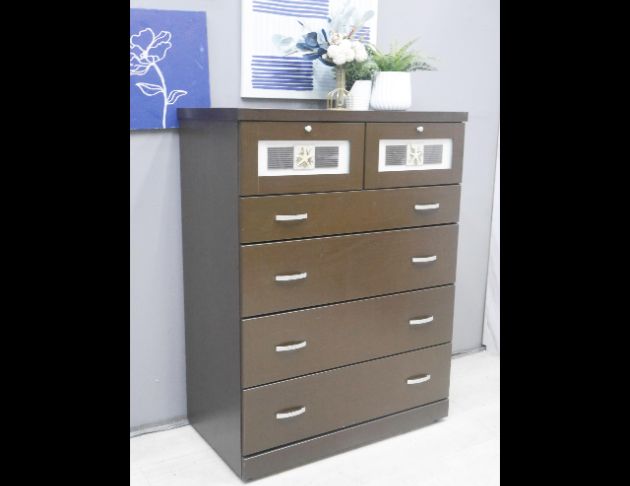 二手 抽屜櫃 胡桃色 五斗櫃 收納櫃 儲物櫃 邊櫃