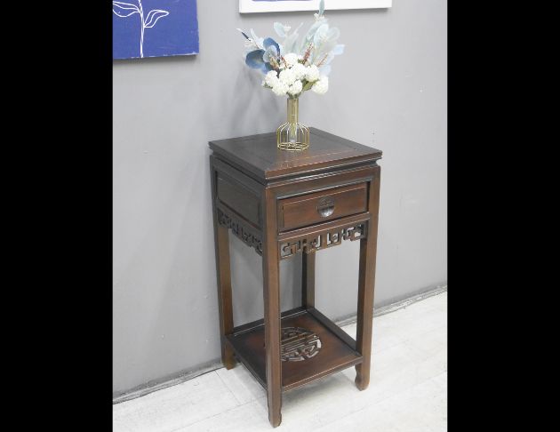 二手 雞翅木 40公分 花架 花台 邊架 置物架 擺飾架