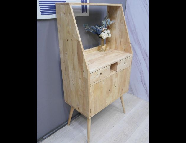 二手 北歐風 實木 餐邊櫃 電器櫃 櫥櫃 廚櫃 置物櫃