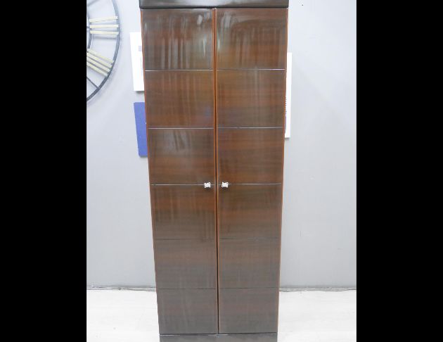 二手 胡桃色 單人衣櫃 衣櫥 櫥櫃 收納櫃 置物櫃