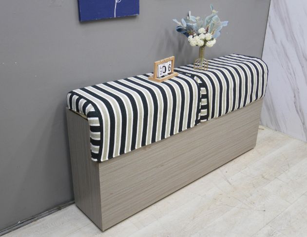 二手 床頭箱 灰橡色 5尺 床頭櫃 收納櫃 儲物櫃