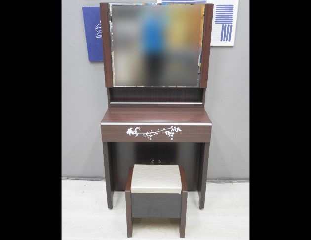 二手 鏡台 胡桃色 79公分 化妝台 梳妝台 化妝桌