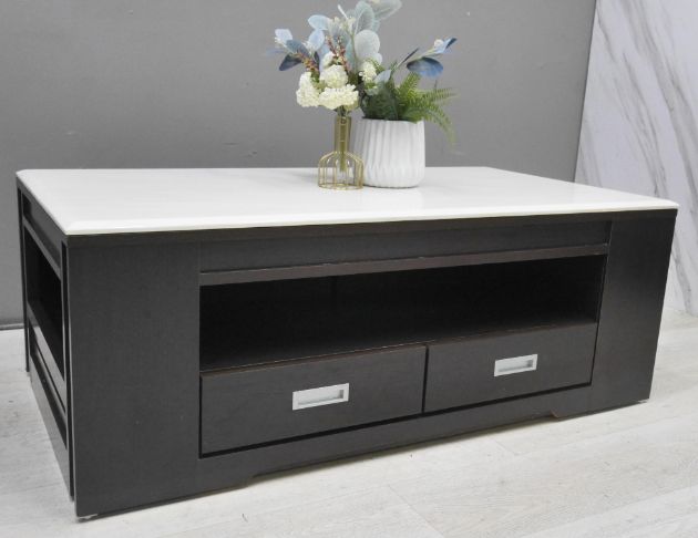 二手 茶几 石面 130公分 沙發桌 客廳桌 矮桌