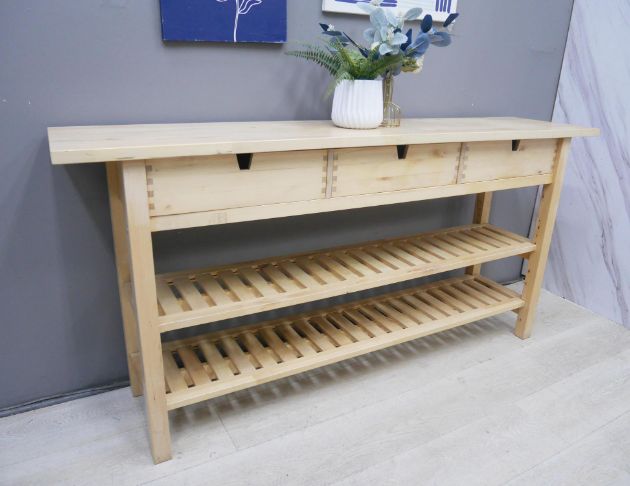 二手 餐邊櫃 北歐風 實木 電器架 邊架 收納架 置物架