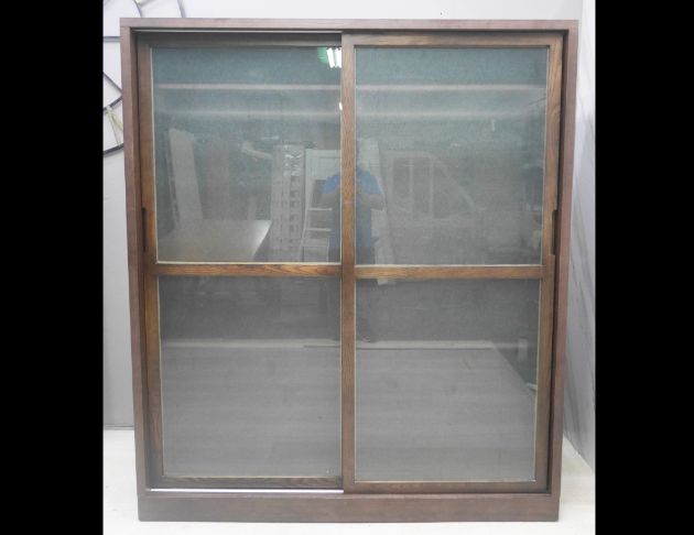 二手 衣櫥 胡桃色 169公分 推門衣櫃 收納櫃 櫥櫃