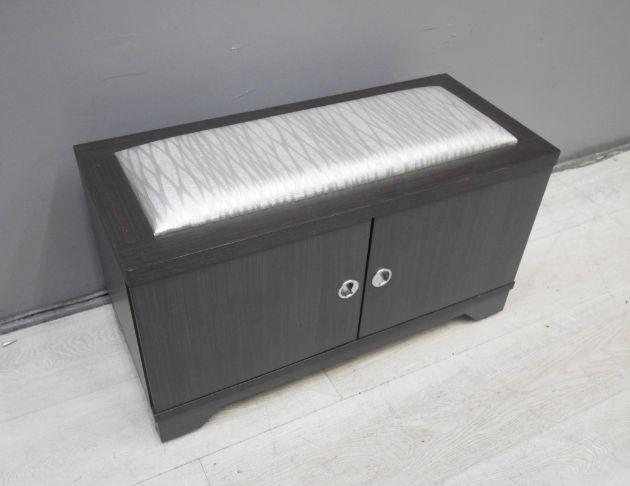 二手 穿鞋櫃 胡桃色 81公分 穿鞋椅 矮櫃 玄關櫃