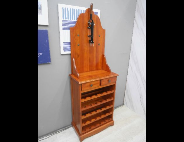 二手 全實木 紅酒櫃 紅酒架 置物櫃 收納櫃 櫥櫃