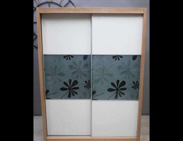 二手 衣櫥 花漾 5尺 推門衣櫃 收納櫃 置物櫃 儲物櫃