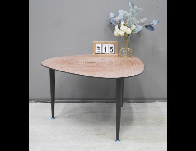 二手 矮桌 三角形73公分 玻璃茶几 矮桌 邊桌 咖啡桌