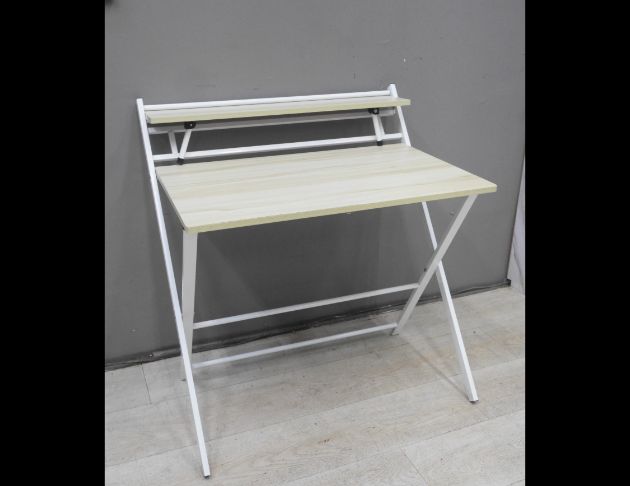 二手 書桌 淺色 84公分 折疊桌 邊桌 電腦桌 工作桌