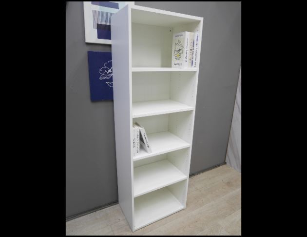 二手 邊櫃 白色 2尺 書櫃 客廳櫃 置物櫃 收納櫃