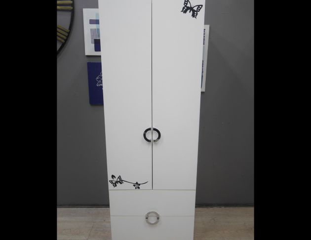 二手 衣櫥 白色 70公分 單人衣櫃 收納櫃 置物櫃 