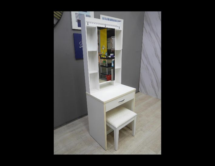 二手 鏡台 白色 2尺 化妝台 梳妝台 收納桌 化妝桌