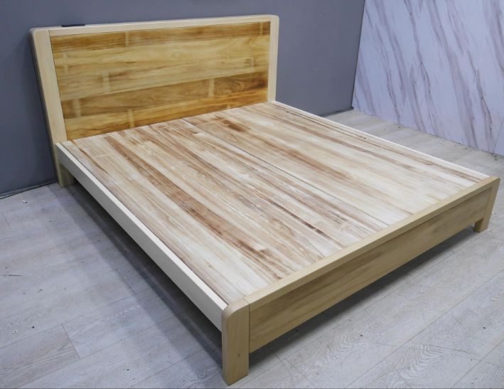 二手 北歐風實木 雙人加大 6尺床架 雙人床組 床台