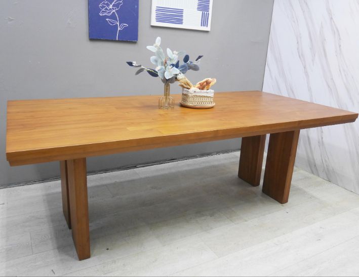 二手 餐桌 詩肯柚木 7尺 咖啡桌 會客桌 會議桌 